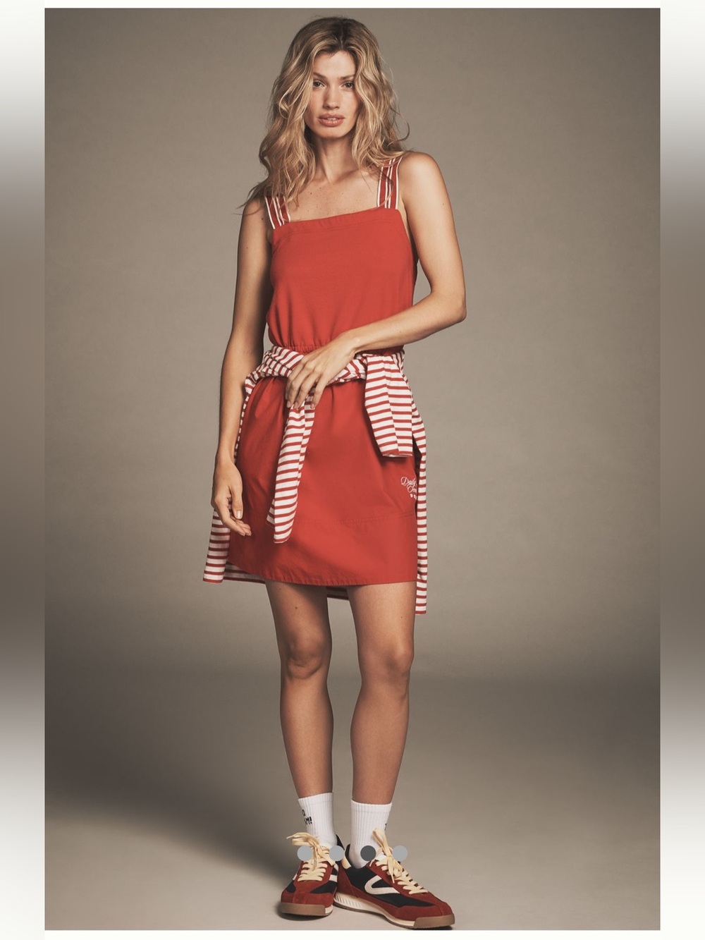 New Anthropologie Daily Practice Passing Shot Sleeveless Mini Dress